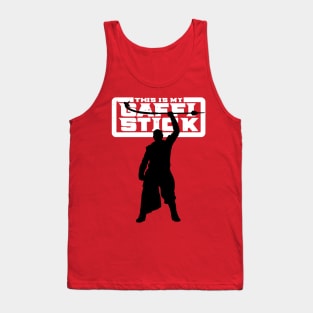 This Is my Pole Stick Movie Parody Sci-fi Bounty Hunter Tank Top